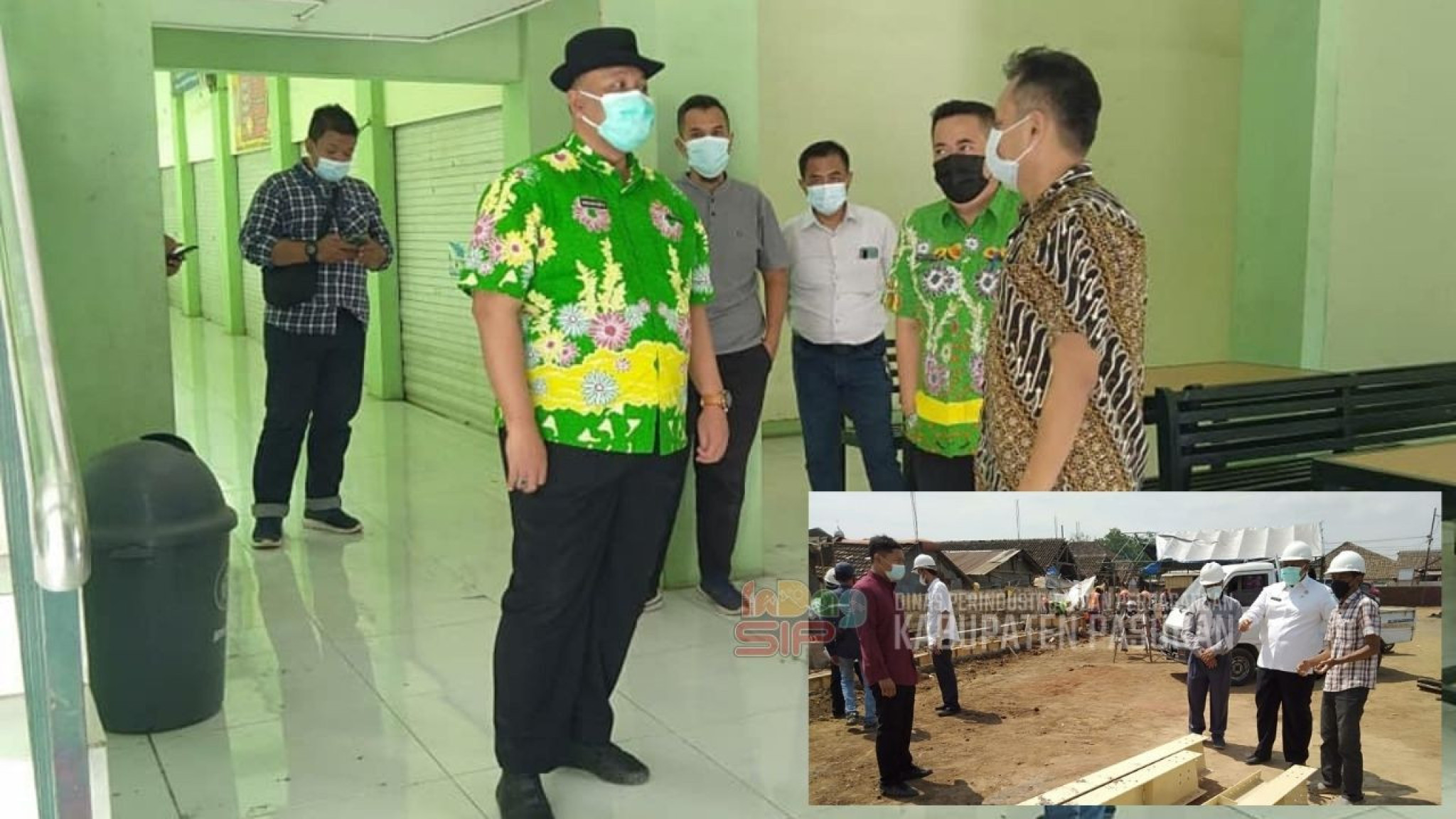 Kepala Disperindag Kabupaten Pasuruan Monitoring Proyek Revitalisasi Pasar dan Aset Daerah yang Mangkrak